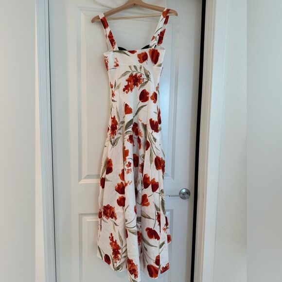 Reformation Bekki Linen Dress, size 0 - Picture 12 of 14